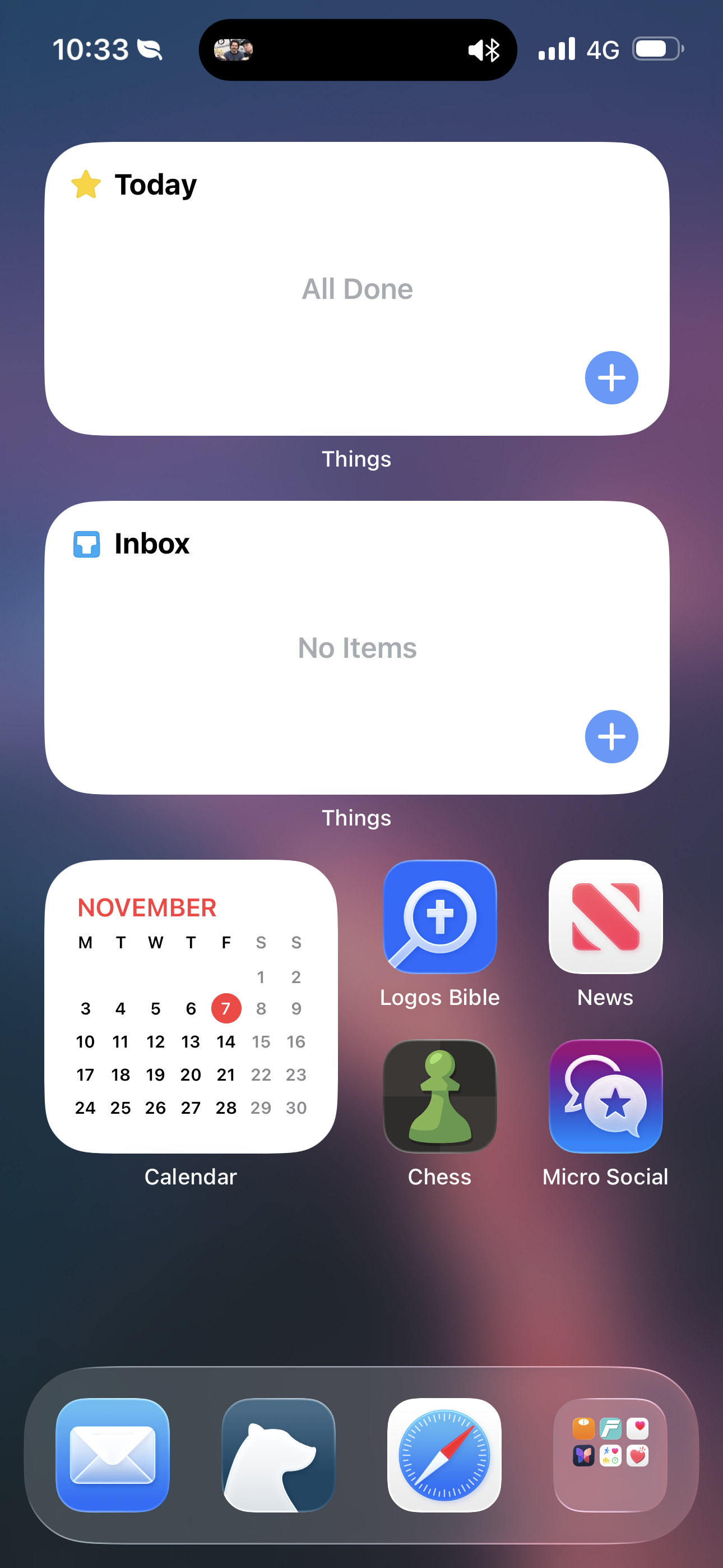My humble phone home screen